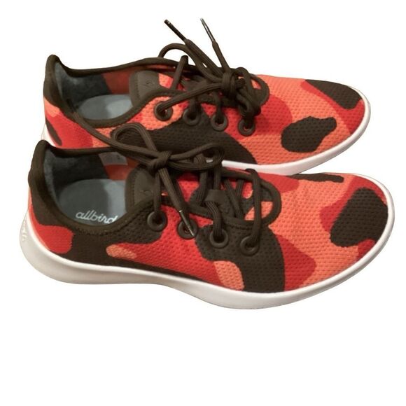 NEW Men’s Allbirds Tree Runner Bloom Coral/ Calm Taupe Sz 8 - Picture 5 of 14